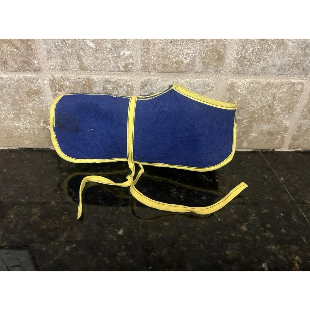 Breyer Horse Blue & Yellow‎ Felt Blanket Traditional Size Clydesdale Foal